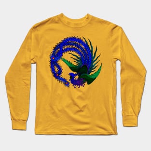 Blue Phoenix Long Sleeve T-Shirt